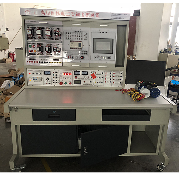 高级维修电工技能考核实验台(图1) 高级维修电工技能考核实训台,曲柄摇杆机构动态测试实训台