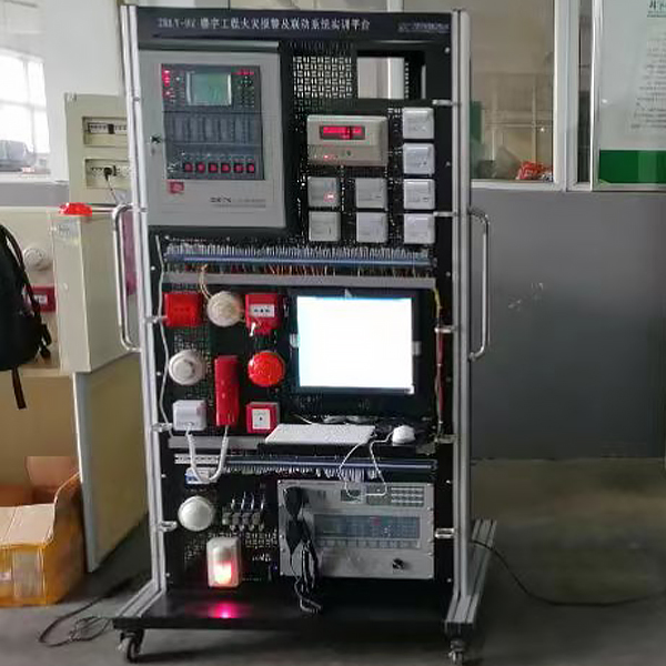 楼宇工程火灾报警及联动系统实训装置(图1) 楼宇工程火灾报警及联动系统实训装置,高速公路隧道及控制实训装置